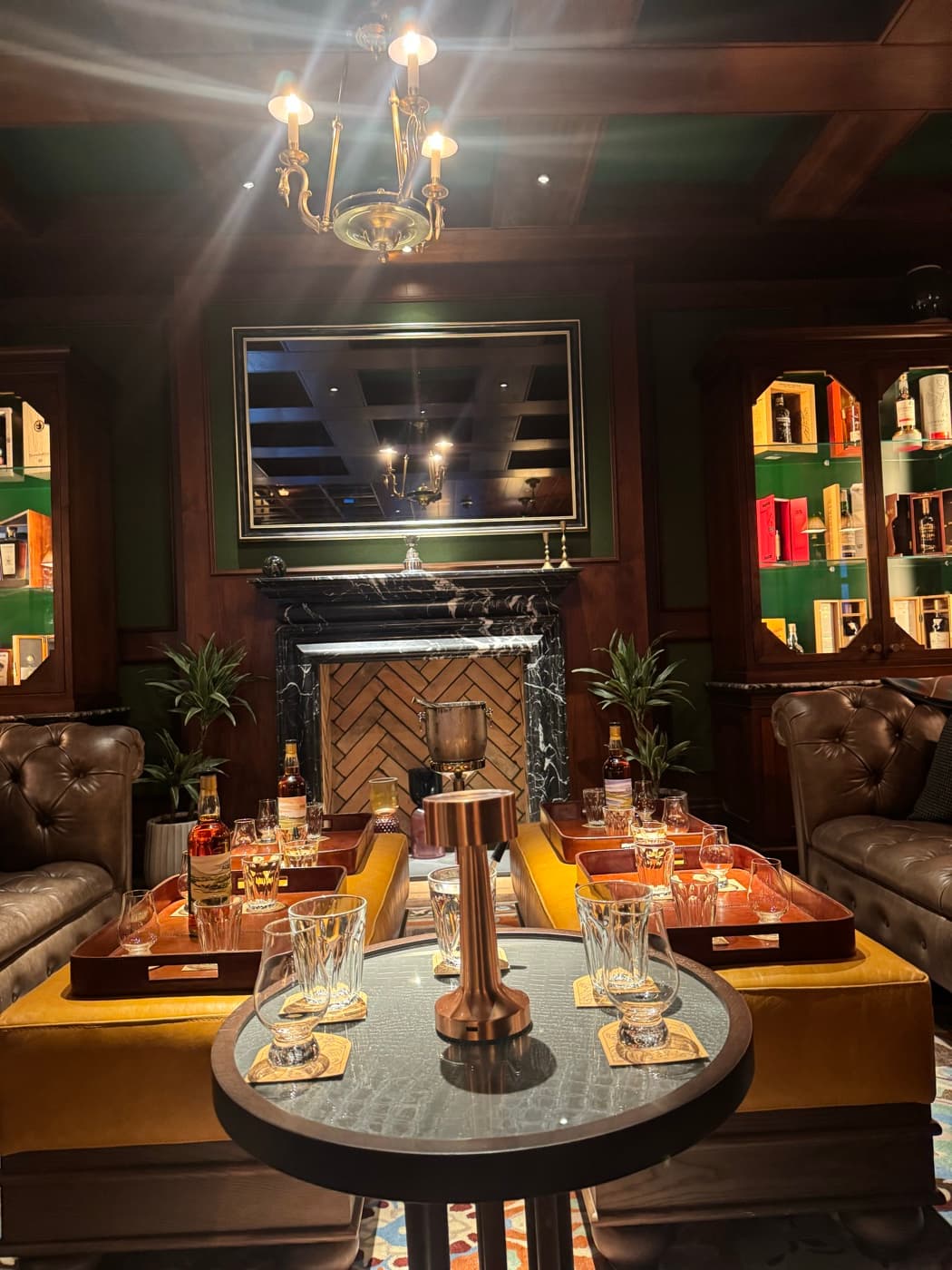 An intimate whisky lounge for private tastings
