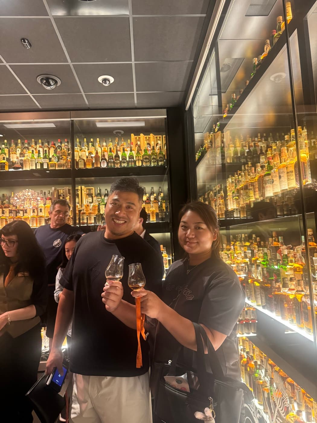 A private whisky vault tasting